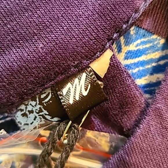 Andree One-piece Jumpsuit, Navy Blue & White Print, Navy Trim, Size Medium, NWOT - Picture 8 of 9